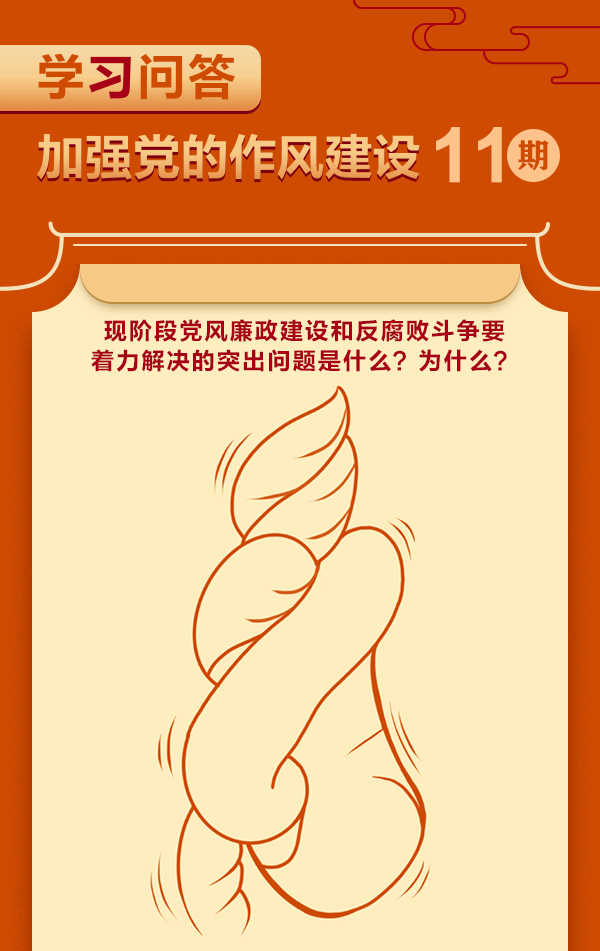 加强党的作风建设⑪现阶段党风廉政建设和反腐败斗争要着力解决的突出问题是什么？为什么？.gif